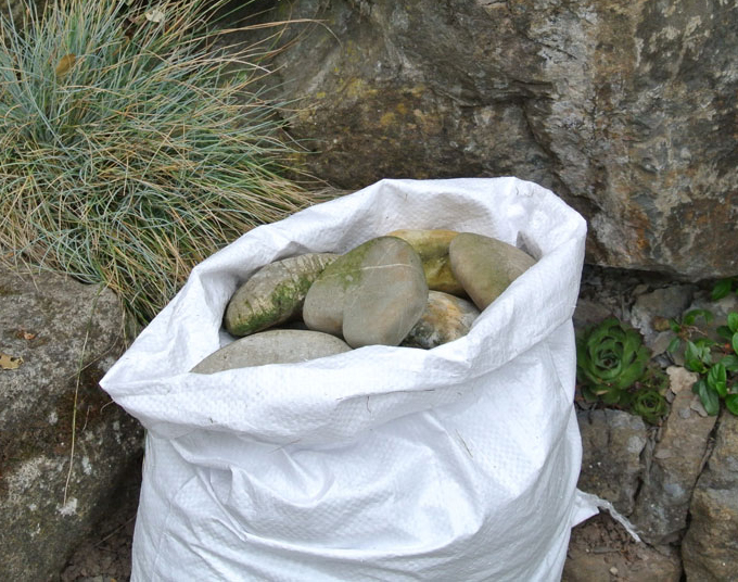 dm-folien PP-Gewebesäcke, (B)400 x (H)600 mm, weiß von dm-folien