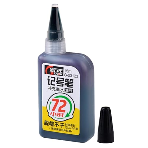 dmqdu Tinte für Marker, Nachfülltinte für Marker, Tinte für Permanentmarker, Nachfülltinte Super Color, Zubehör für Marker für Bastelbedarf dmqdu Tinte für Marker, Nachfülltinte für Marker, Tinte für Permanentmarker, Nachfülltinte Super Color, Zubehör für Marker für Bastelbedarf von dmqdu