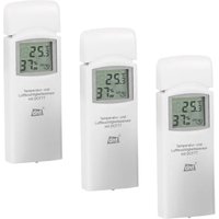 dnt Zusatz-Thermo-/Hygrosensor für RoomLogg PRO & WeatherScreen PRO, 3er Pack von dnt