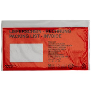 docuFIX® CLASSIC Lieferscheintaschen eco Kunststoff DIN lang 1.000 St. von docuFIX® CLASSIC