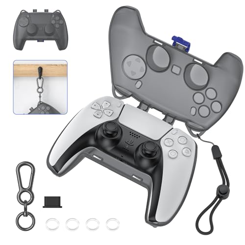 Controller Hülle für Playstation 5 Dualsense Controller, Schutzhülle für PS5 Game Controller Aufbewahrung Tasche Carrying Travel Case PS5 Wireless Controller Spiele Zubehör Staubschutz Slim Cover Case von doenci