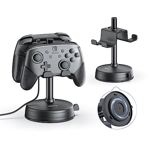doenci Controller Halter für PS5 PS4 Nintendo Switch Xbox Gaming Controller, Kopfhörer Ständer und Controller Halterung mit Saugnapfbasis, Headset Ständer Tisch für Playstation 5 Game Controller von doenci
