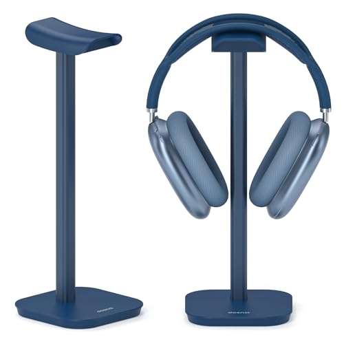 doenci Headset Halterung, Kopfhörer Ständer für Alle Over Ear Bluetooth Kopfhörer, Universal Kopfhörer Halter mit Gewichtete Basis + Aluminiumrohr, Gaming Headset Halter Schreibtisch Zubehör (Blau) doenci Headset Halterung, Kopfhörer Ständer für Alle Over Ear Bluetooth Kopfhörer, Universal Kopfhörer Halter mit Gewichtete Basis + Aluminiumrohr, Gaming Headset Halter Schreibtisch Zubehör (Blau) von doenci