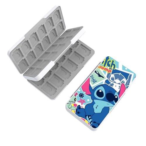 doepeBAE Switch Spiele Aufbewahrung, Switch Spiele Lagerung, Switch Spiele Hüllen Aufbewahrung, Magnetverschluss, Weiches Silikon Futter, Mit 48 Game Card Slots und 48 Micro SD Karten (B10) von doepeBAE