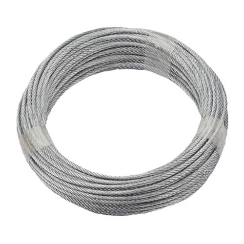 Stahlseil verzinkt (Ø x L) 5mm x 10m dörner + helmer 190383 Grau von dörner + helmer