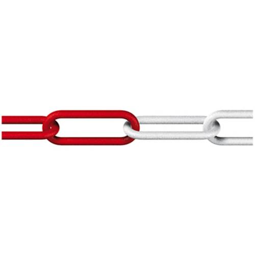 dörner + helmer 138101 Absperrkette Rot, Weiß Kunststoff 50m von dörner + helmer