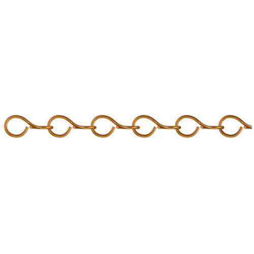 dörner + helmer 152456 Einfachkette Messing Messing 25m von dörner + helmer