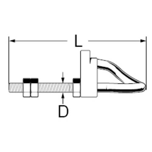 dörner + helmer 4814814 Sicherheits-Schaukelhaken 160mm Stahl galvanisch verzinkt 6St. von dörner + helmer