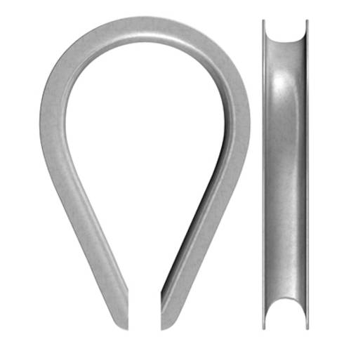 dörner + helmer 4816174 Kausche 3mm Stahl galvanisch verzinkt 20St. von dörner + helmer