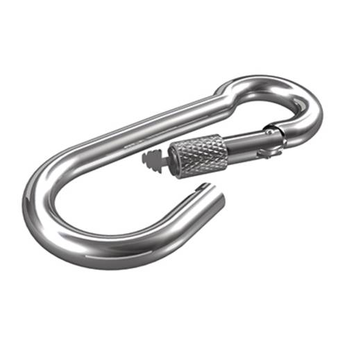 dörner + helmer 4915164 Karabinerhaken mit Schraube Edelstahl A2 60mm 10St. dörner + helmer 4915164 Karabinerhaken mit Schraube Edelstahl A2 60mm 10St. von dörner + helmer