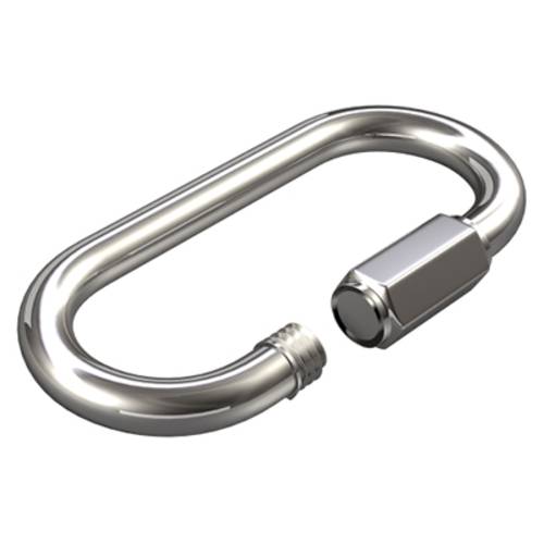 dörner + helmer 4915264 Kettennotglied mit Schraube 6mm Edelstahl A2 10St. von dörner + helmer