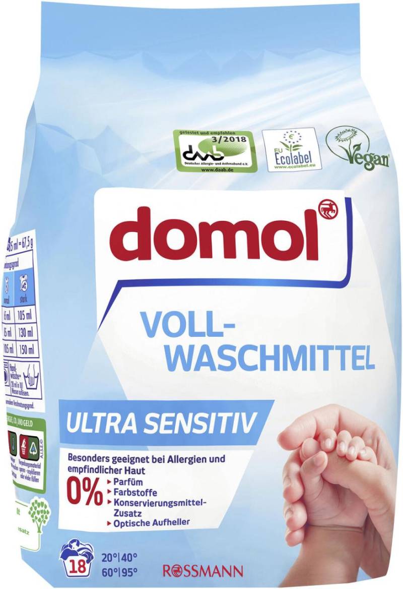 domol Waschmittel frisch 1,215 kg von domol
