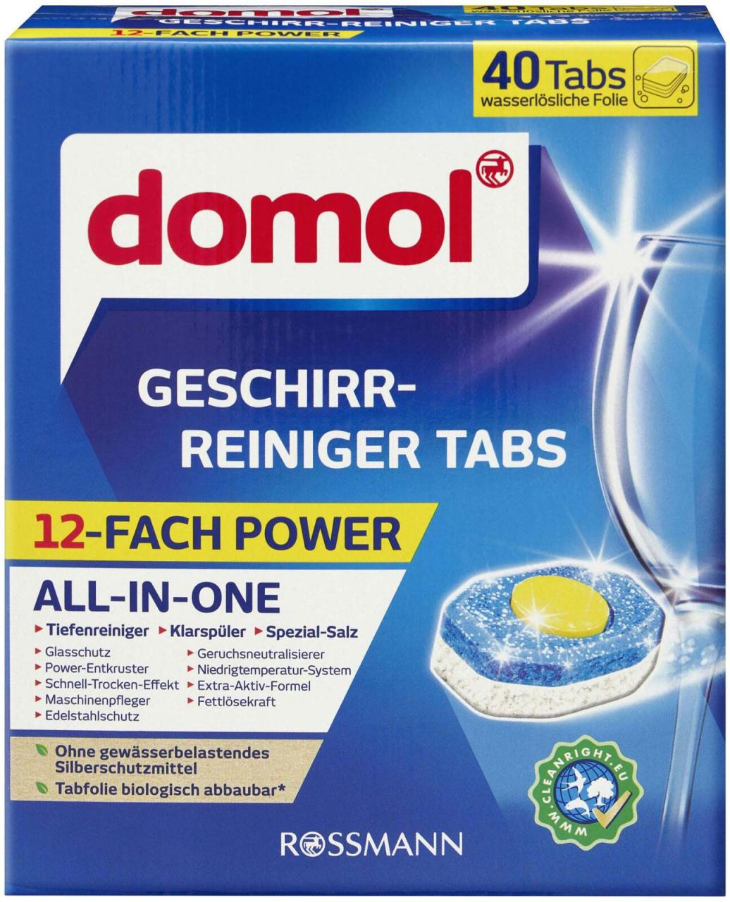domol Spülmaschinentabs 40 St. domol Spülmaschinentabs 40 St. von domol
