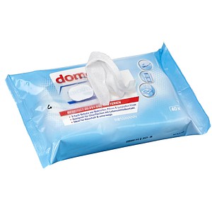 domol Desinfektionstücher 1-lagig weiß, 40 Tücher domol Desinfektionstücher 1-lagig weiß, 40 Tücher von domol