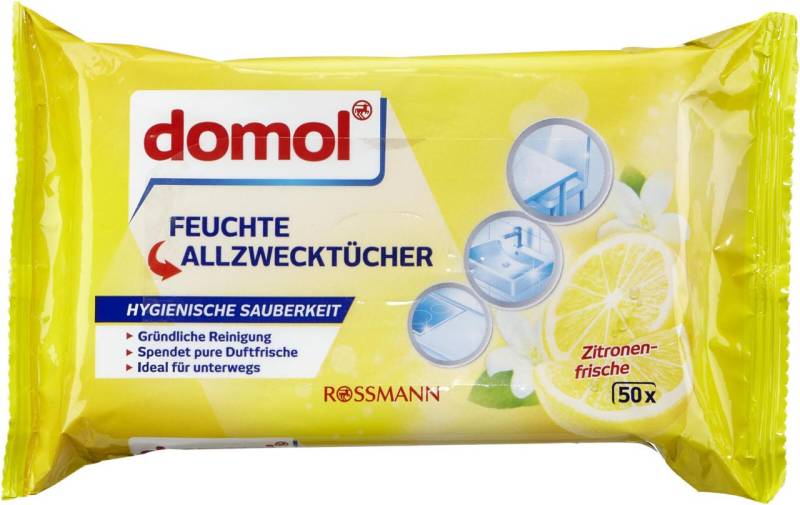 domol feuchte Allzweck-Reinigungstücher 1-lagig von domol
