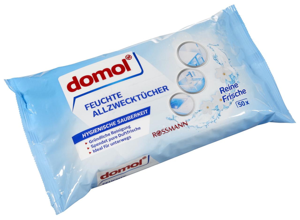 domol feuchte Allzweck-Reinigungstücher 1-lagig domol feuchte Allzweck-Reinigungstücher 1-lagig von domol