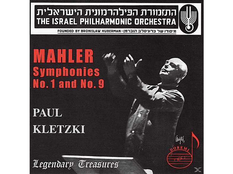 Kletzki & Israelphilharmonicorchestra, Paul/israel Philharmonic Orchestra - Dirigiert Mahler 1+9 (CD) von doremi