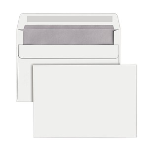 dots Briefumschläge DIN C6 ohne Fenster weiß selbstklebend 250 St. von dots