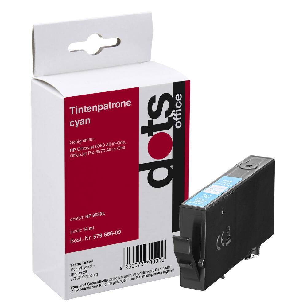 dots Druckerpatrone kompatibel zu HP 903XL (T6M03AE) cyan dots Druckerpatrone kompatibel zu HP 903XL (T6M03AE) cyan von dots