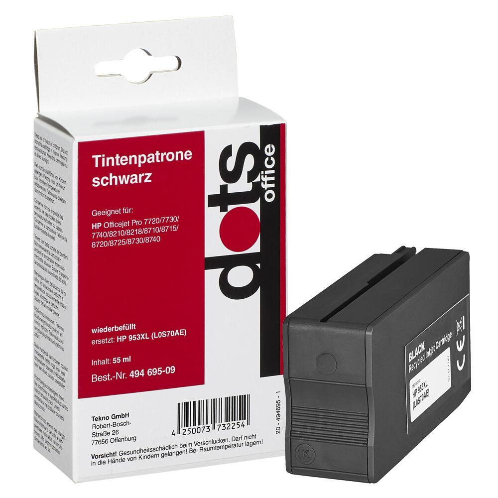 dots Druckerpatrone kompatibel zu HP 953XL (L0S70AE) schwarz dots Druckerpatrone kompatibel zu HP 953XL (L0S70AE) schwarz von dots