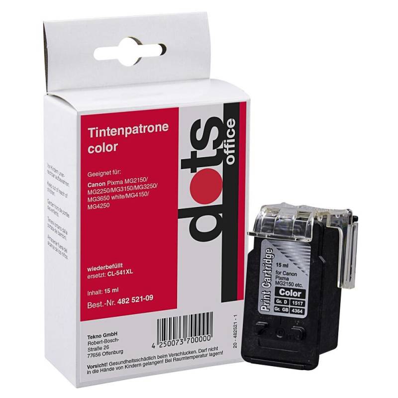 dots Druckerpatrone kompatibel zu Canon Cl-541XL color von dots