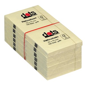 dots Haftnotizen gelb, 12 Blöcke dots Haftnotizen gelb, 12 Blöcke von dots