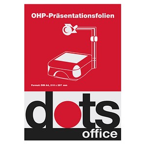 dots InkJetfolien DOTSOHPINKS klar, 50 St. von dots