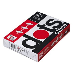 dots Kopierpapier office 800 DIN A4 75 g/qm 500 Blatt von dots