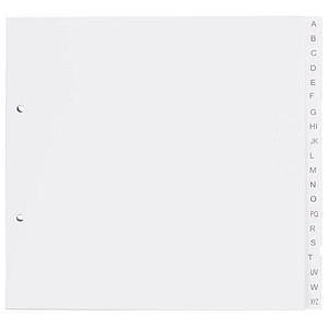 dots Ordnerregister Halbformat, Überbreite A-Z weiß 20-teilig, 5 Satz dots Ordnerregister Halbformat, Überbreite A-Z weiß 20-teilig, 5 Satz von dots