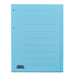 dots Ordnerregister Vollformat blanko blau 10-teilig, 5 Satz dots Ordnerregister Vollformat blanko blau 10-teilig, 5 Satz von dots