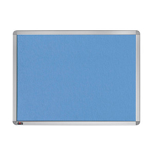 dots Pinnwand 120,0 x 90,0 cm Textil blau von dots