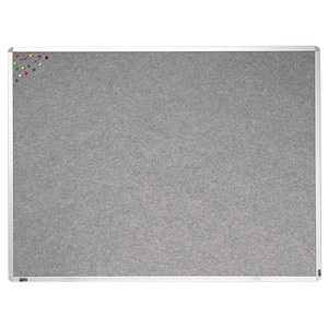 dots Pinnwand 120,0 x 90,0 cm Textil grau von dots