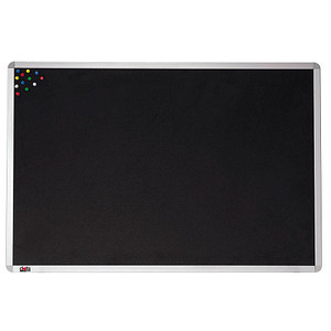 dots Pinnwand 120,0 x 90,0 cm Textil schwarz von dots