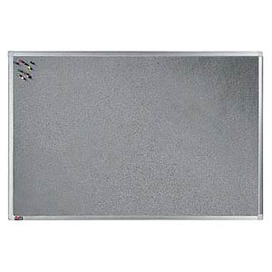 dots Pinnwand 90,0 x 60,0 cm Textil grau von dots