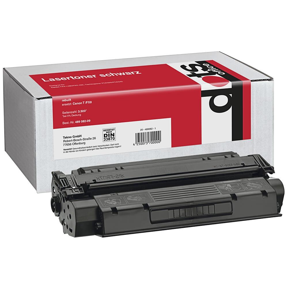 dots Toner kompatibel zu Canon T/FX-8 schwarz von dots