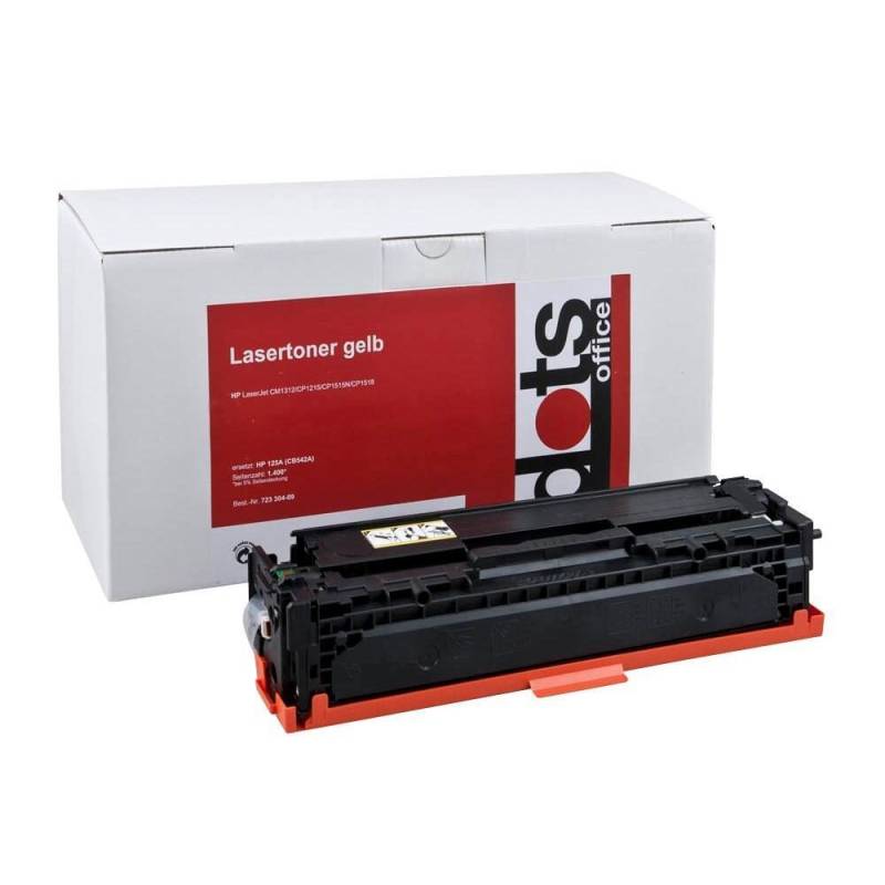dots Toner kompatibel zu HP 125A (CB542A) gelb von dots