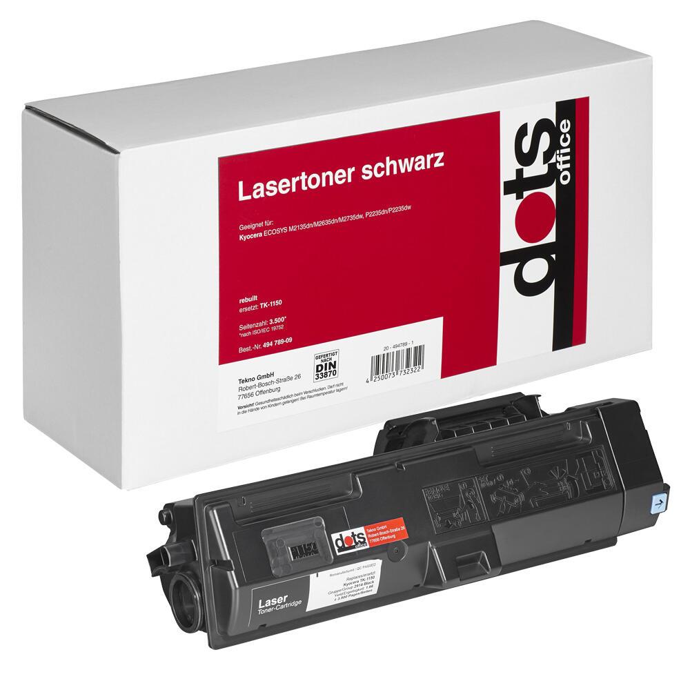 dots Toner kompatibel zu KYOCERA TK-1150 schwarz von dots