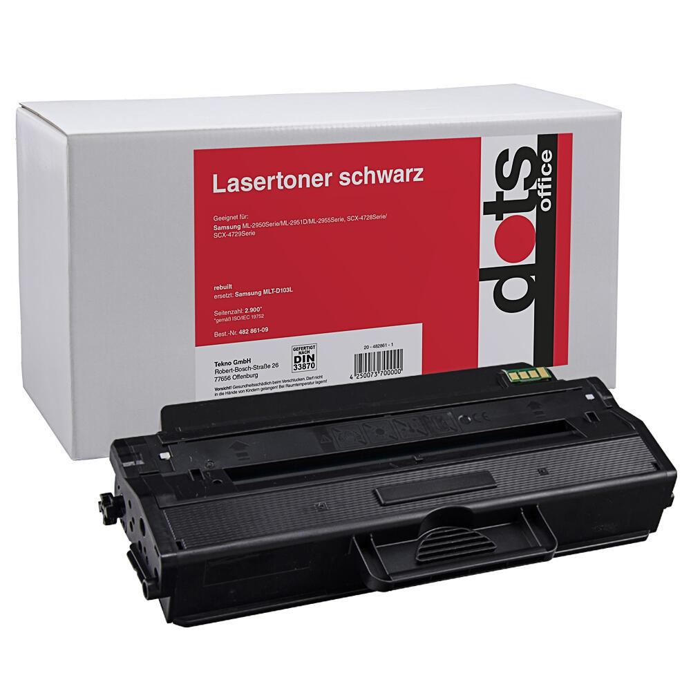 dots Toner kompatibel zu SAMSUNG MLT-D103l (SU716A) schwarz von dots