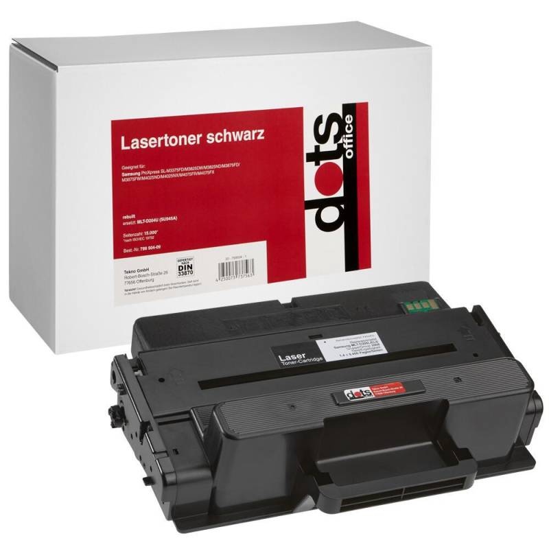 dots Toner kompatibel zu SAMSUNG MLT-D204U (SU945A) schwarz von dots