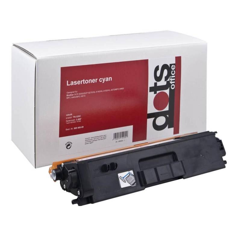 dots Toner kompatibel zu brother TN-325C cyan von dots