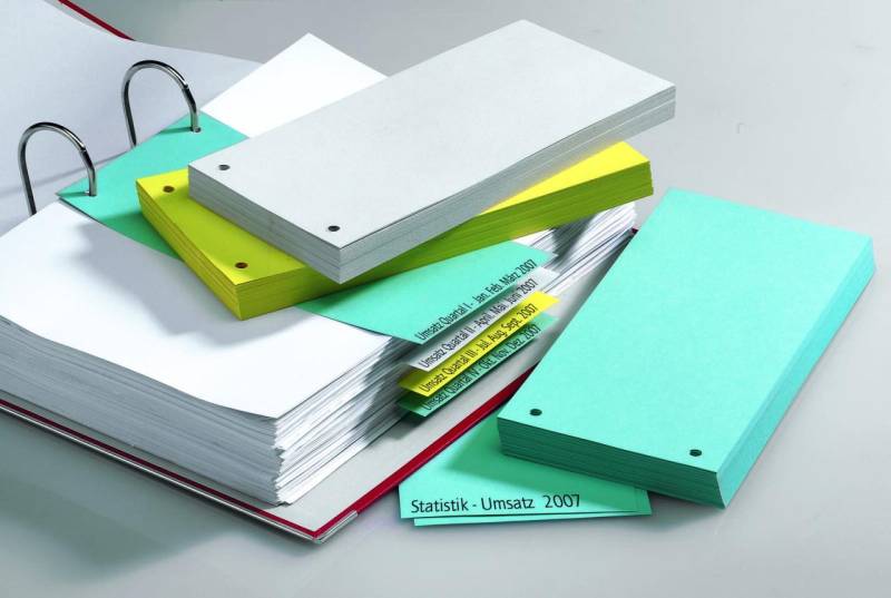 dots Trennstreifen 130 g/m² gelb von dots