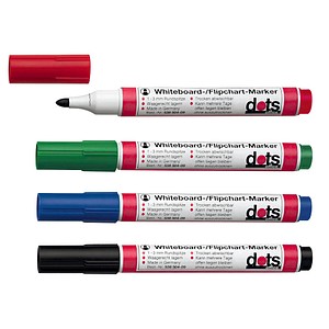 dots Whiteboard-Marker farbsortiert 1,5 - 3,0 mm, 4 St. von dots