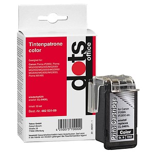 dots  color Druckerpatronen kompatibel zu Canon CL-546XL von dots