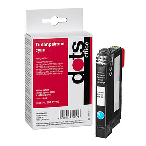 dots cyan Druckerpatrone kompatibel zu EPSON 405XL C dots cyan Druckerpatrone kompatibel zu EPSON 405XL C von dots