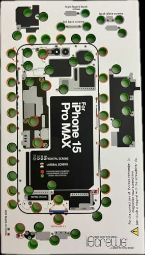 dottorpod iScrews Profi Schraubenaufbewahrung kompatibel mit iPhone 15 Pro Max von dottorpod