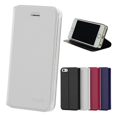doupi Flip Case für iPhone 4 / 4S, Deluxe Schutz Hülle mit Magnetischem Verschluss Cover Klappbar Book Style Handyhülle Aufstellbar Ständer, weiß doupi Flip Case für iPhone 4 / 4S, Deluxe Schutz Hülle mit Magnetischem Verschluss Cover Klappbar Book Style Handyhülle Aufstellbar Ständer, weiß von doupi