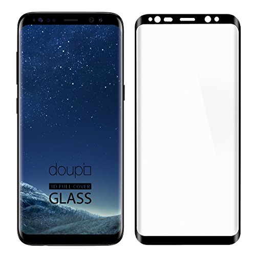 doupi FullCover Panzerfolie für Samsung Galaxy S8 Plus, Preimium 9H Hartglas HD Displayschutz Anti Kratzer Glas Schutzfolie, schwarz doupi FullCover Panzerfolie für Samsung Galaxy S8 Plus, Preimium 9H Hartglas HD Displayschutz Anti Kratzer Glas Schutzfolie, schwarz von doupi