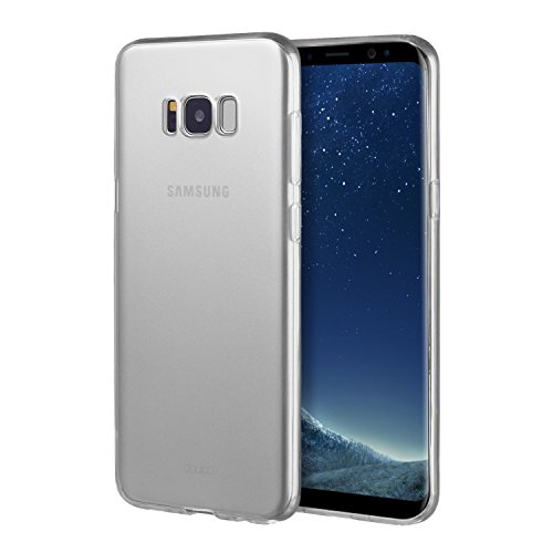 doupi UltraSlim AllClear TPU Case für Samsung Galaxy S8 Silikon FederLeicht Hülle Schutz Schale Cover, transparent von doupi