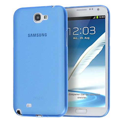 doupi UltraSlim Hülle kompatibel für Samsung Galaxy Note 2 Note II, Ultra Dünn Fein Matt Handyhülle Cover Bumper Schutz Schale Hard Case Taschenschutz Design Schutzhülle, blau doupi UltraSlim Hülle kompatibel für Samsung Galaxy Note 2 Note II, Ultra Dünn Fein Matt Handyhülle Cover Bumper Schutz Schale Hard Case Taschenschutz Design Schutzhülle, blau von doupi