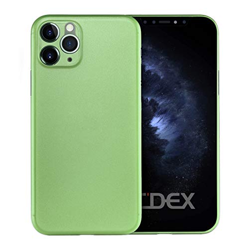 doupi UltraSlim Hülle kompatibel für iPhone 11 Pro Max (6,5 Zoll), Ultra Dünn Fein Matt Handyhülle Cover Bumper Schutz Schale Hard Case Taschenschutz Design Schutzhülle, grün von doupi